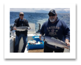 June 9, 2018 : 15 & 9 lbs.Chinook Salmon - Constance Bank - Rob, Frank, & Fred from Vancouver BC