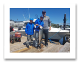 July 24, 2018 : 17 lbs. Chinook Salmon - Sooke BC - Brent, Brady, & Bryson from Tulsa, OK
