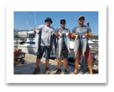 August 8, 2018 : 18 & 12 lbs. Chinook Salmon and Sockeye Salmon - Sooke BC - Blackline Marine from Victoria BC
