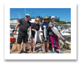 August 9, 2018 : 20 lbs. Chinook Salmon and Sockeye Salmon - Sooke BC - Kate, Scott, Stacy, & Dan