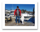 March 19, 2019 : 24 lbs Halibut - Whirl Bay - Walt from Sooke BC
