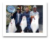 May 27, 2019 : 43, 39, 26 lbs Halibut - Constance Bank - Garth & Chase from Victoria BC