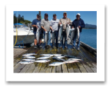 August 8, 2019 : 20 to 14 Lbs Chinook & Limit of Pink Salmon - Big Al and Crew from Calgary Alberta