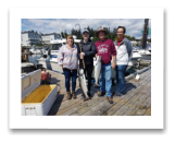 August 12, 2019 : 20 to 16 Lbs Chinook  - Day 2 - Sonia, Peter, jeremy & Lisa from Vernon BC