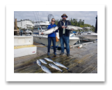 August 19, 2019 : 17, 15 Lbs Chinook & Limit of Pink Salmon - Sarah & David Charleston from South Carolina