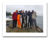 September 17, 2019 : 21, 15, 14 Lbs Chinook - McCormack & Mackay first time in Sooke, very successful day on the water!