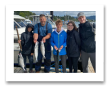 July 16, 2020 : Limit of Coho Salmon - Thomas, Roy, Alexandre, Camille, & Sebastien (Mathieu behind the camera). Thanks Roy for the nice run limit of Coho and a Pink Salmon