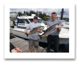 August 3, 2020 : 11, 11 lbs Chinook Salmon - Buddys day with Trevor from Trotaqc Marine and Jan from Silver Streak Victoria BC