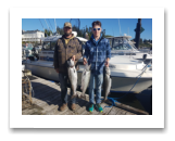August 24, 2020 : 17, 15, 14 lbs Chinook Salmon - Issac & John anual fishing trip