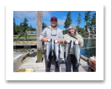 July 23, 2022 : Limit of Hatchery Coho Salmon - Hannah & Clayton from Victoria, BC