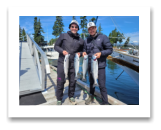 July 21, 2022 : Limit of Hatchery Coho Salmon - Freddy & Moritz from Germany