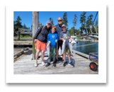 July 28, 2022 : Coho & Pink Salmon - Ben, Charlie, Carolie, & Paul from the UK