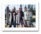 August 12, 2022 : 17, 12, 10, 9 lbs Chinook Salmon -  Doug, Dale, & Danny from Victoria BC