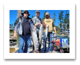 August 16, 2022 : 16, 12 Chinook Salmon & Coho -  John, Isaac, Kevin from Sooke BC