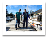 August 27, 2022 : 13, 10 lbs Chinook Salmon - Rob & Dave from Victoria and Vancouver