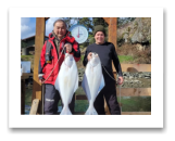 March 14, 2023 : 15 lbs Halibut - Gary and Harry from Vancouver BC