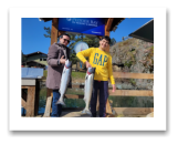 March 18, 2023 : 10 & 13 lbs Hatchery Winter Springs - Wag and son Felo from Cowichan Bay.