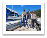 March 22, 2023 : Up to 11 lbs Hatchery Winter Springs - KJ & Steph from Olympia Washington with Jen & Ben from Billings Montana