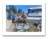 July 27, 2023 : Limit of Pink & Coho Salmon - John, Ray & Willow from Vancouver BC