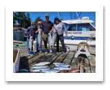 August 17, 2023 : 18, 16, 14, 10 lbs Chinook & Pink & Coho Salmon - Janelle big fish, Cory, Jack, & Charlie from Mayerthorpe Alberta