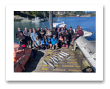 September 14, 2023 : 21.5, 16.5, 15, lbs Chinook Salmon, Coho, & Pink Salmon - 7 Boat Trip Wolsley Plumbing Derby