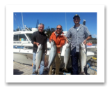 August 6, 2014 : 21, 17, 16, 12 lbs. Chinook - Otter Point - Jesse, Bert, & Charles from Vernon BC