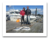 October 1, 2014 : Limit of Wild Coho Salmon - Secretary Island - Kate and Dennis from Seattle Washington.