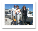 June 29, 2015 : 16, 14, & 10 lbs. Chinook Salmon - Sheringham PT - Jean, Irena, & Victoria from Ottawa Ontario