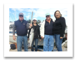 August 31, 2016 : 13 lbs. Chinook Salmon - Muir Creek -  Greg & Pam Sternberg from Scottsdale Arizona with Greg & Diane Gheen from Scottsdale Arizona